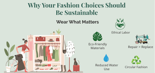 why your fashion choices should be sustainable - wear what matters