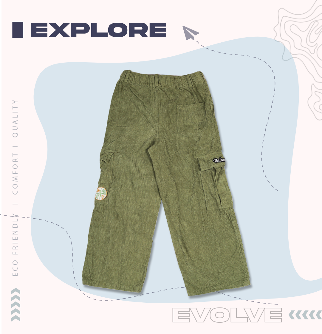 Corduroy Oversized Cargo Pant