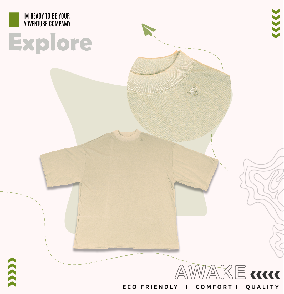 Oversized tshirt - Adventure Meets Tranquility