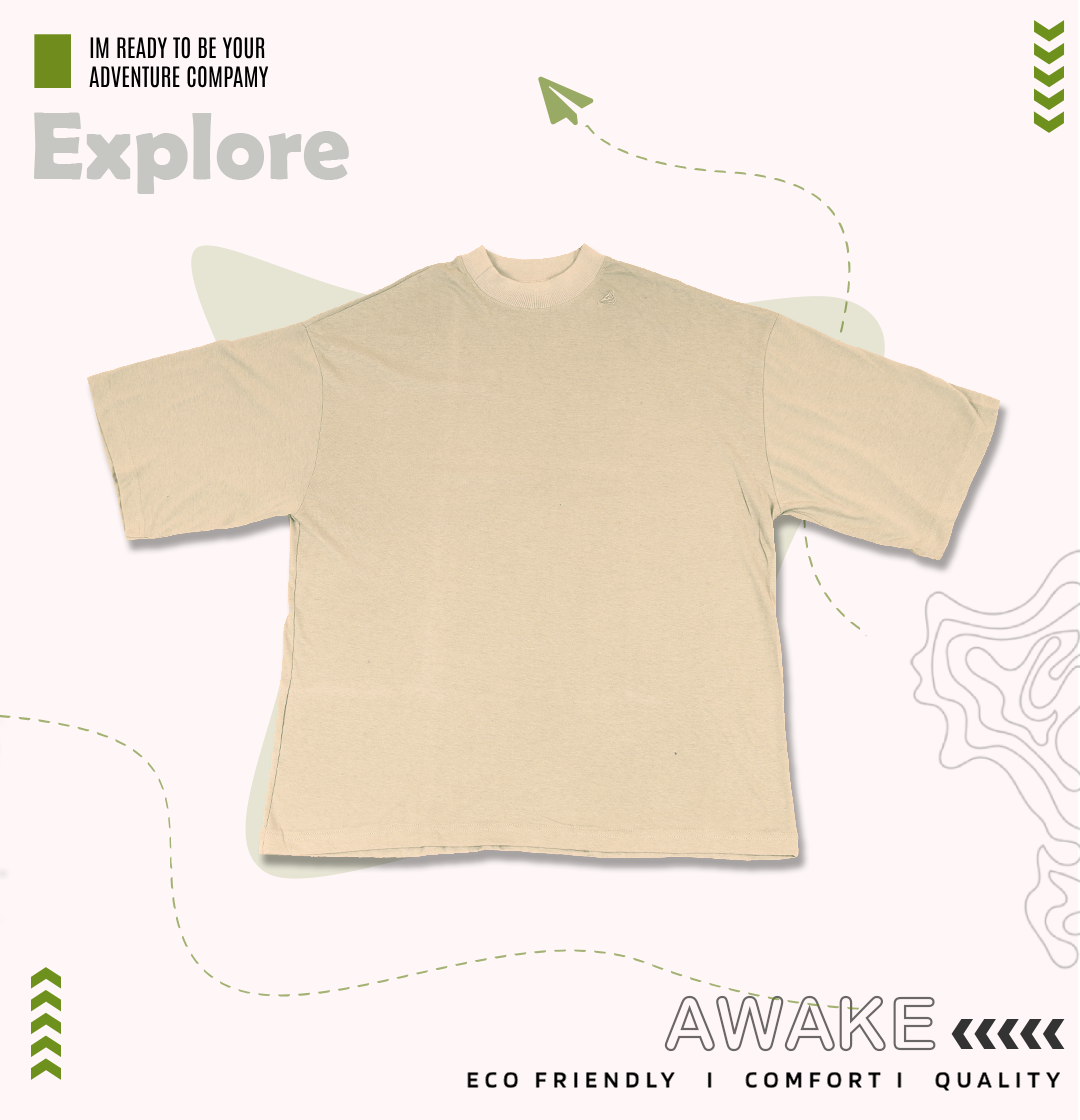Oversized tshirt - Adventure Meets Tranquility