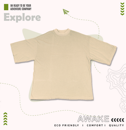 Oversized tshirt - Adventure Meets Tranquility