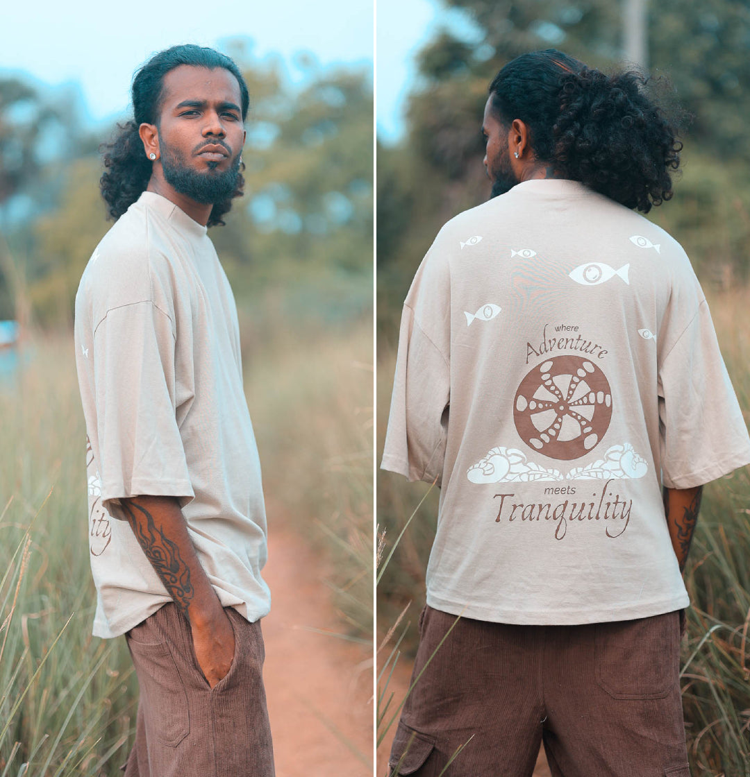Oversized tshirt - Adventure Meets Tranquility