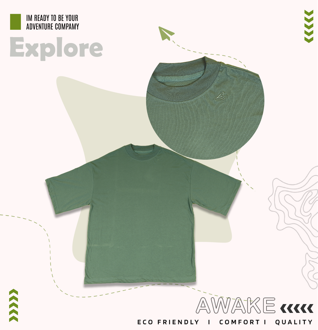 Oversized tshirt - Adventure Meets Tranquility