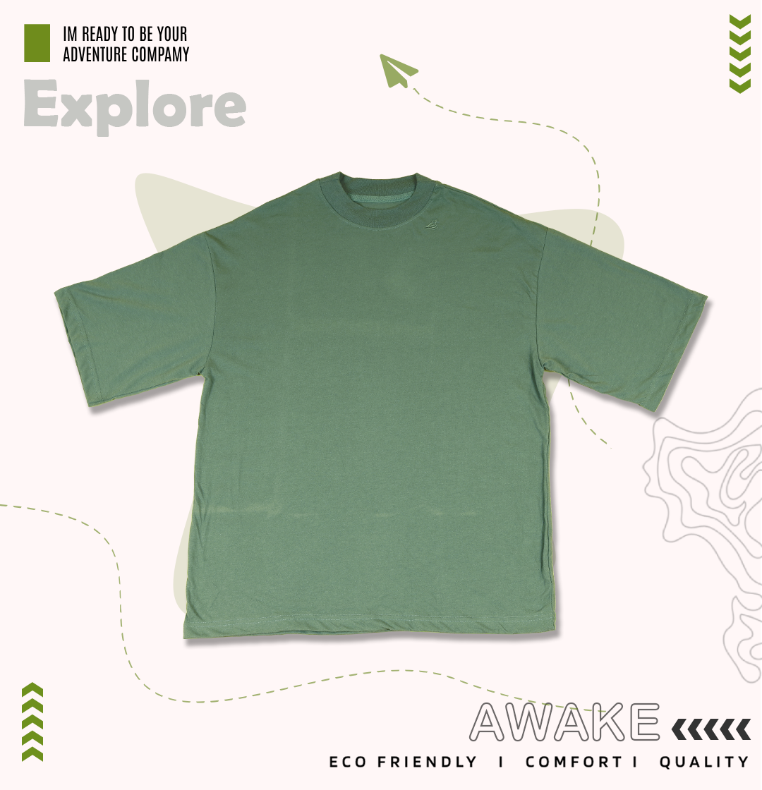 Oversized tshirt - Adventure Meets Tranquility