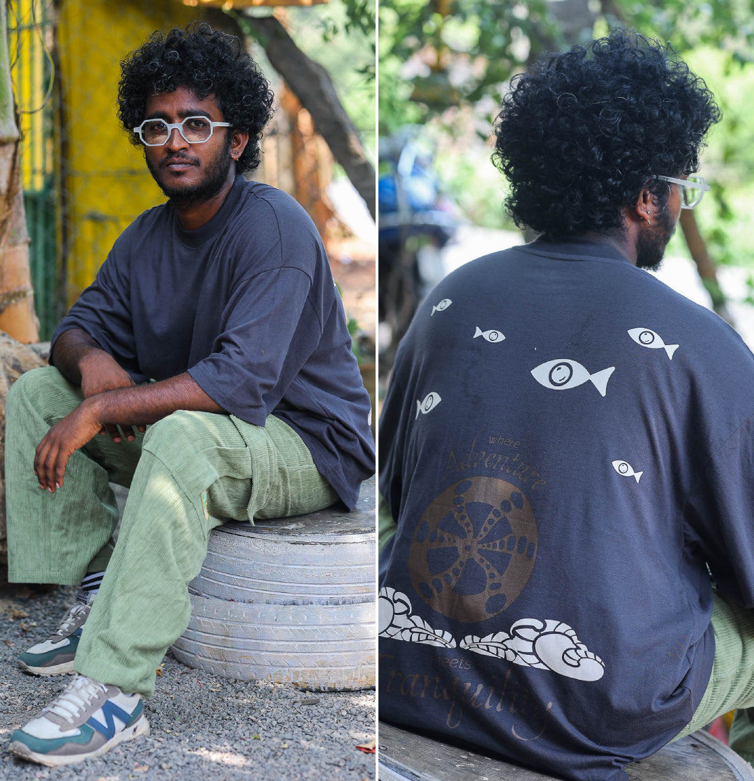 Oversized tshirt - Adventure Meets Tranquility