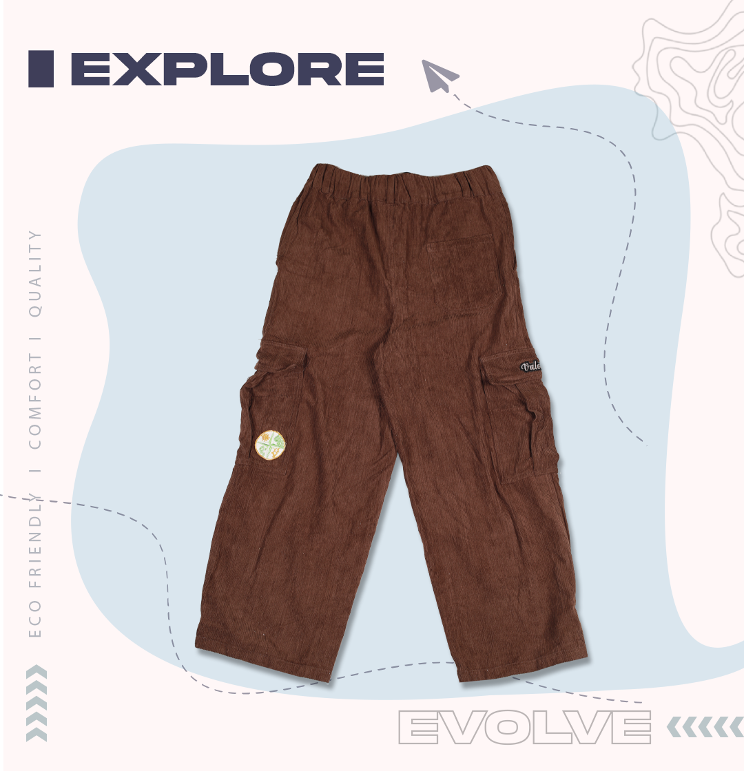 Corduroy Oversized Cargo Pant