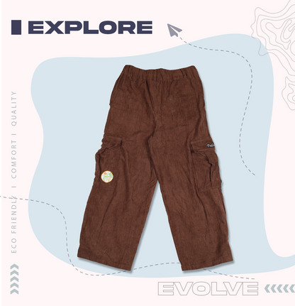 Corduroy Oversized Cargo Pant
