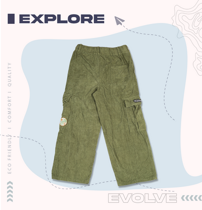 Corduroy Oversized Cargo Pant