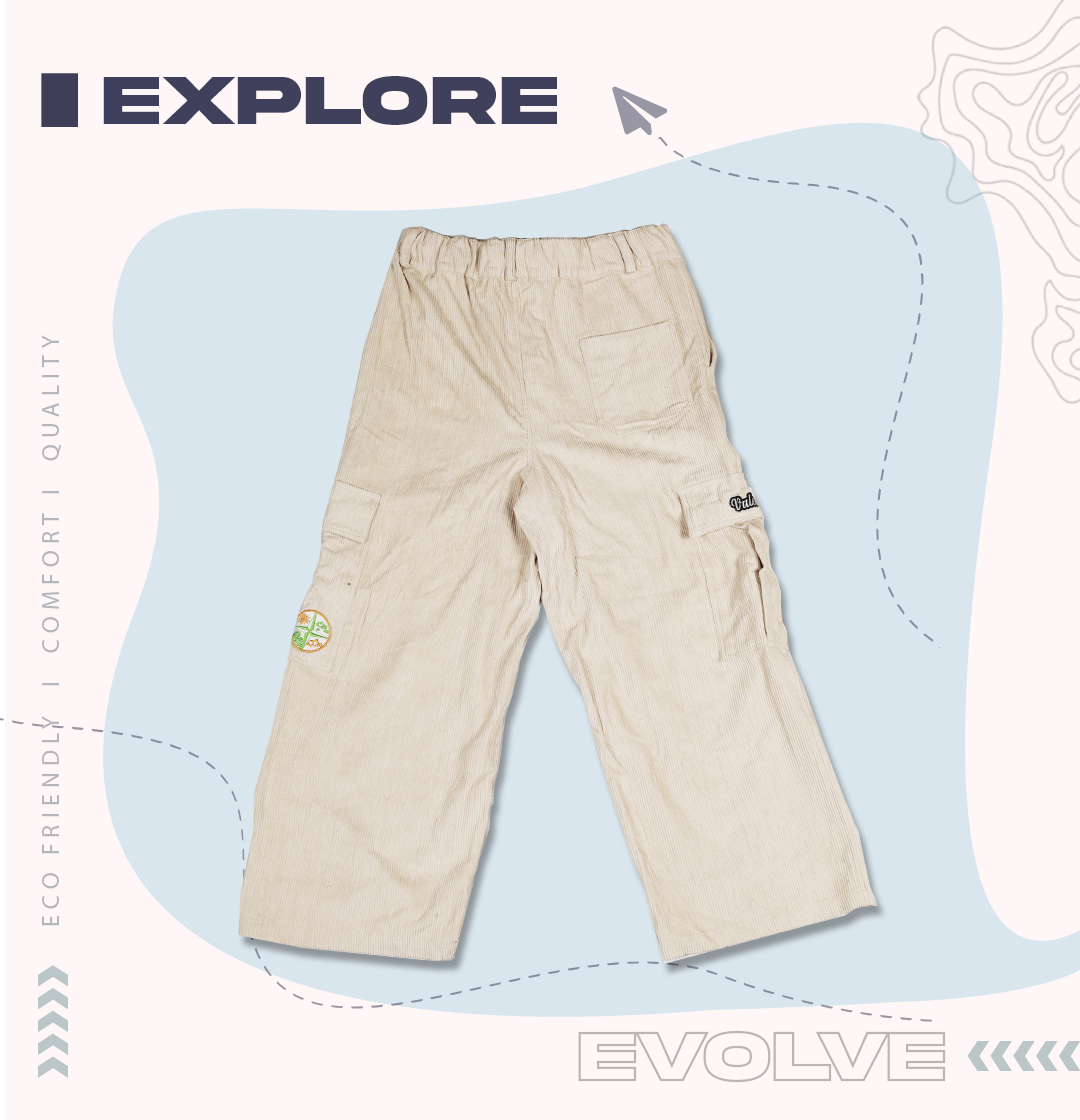 Corduroy Oversized Cargo Pant