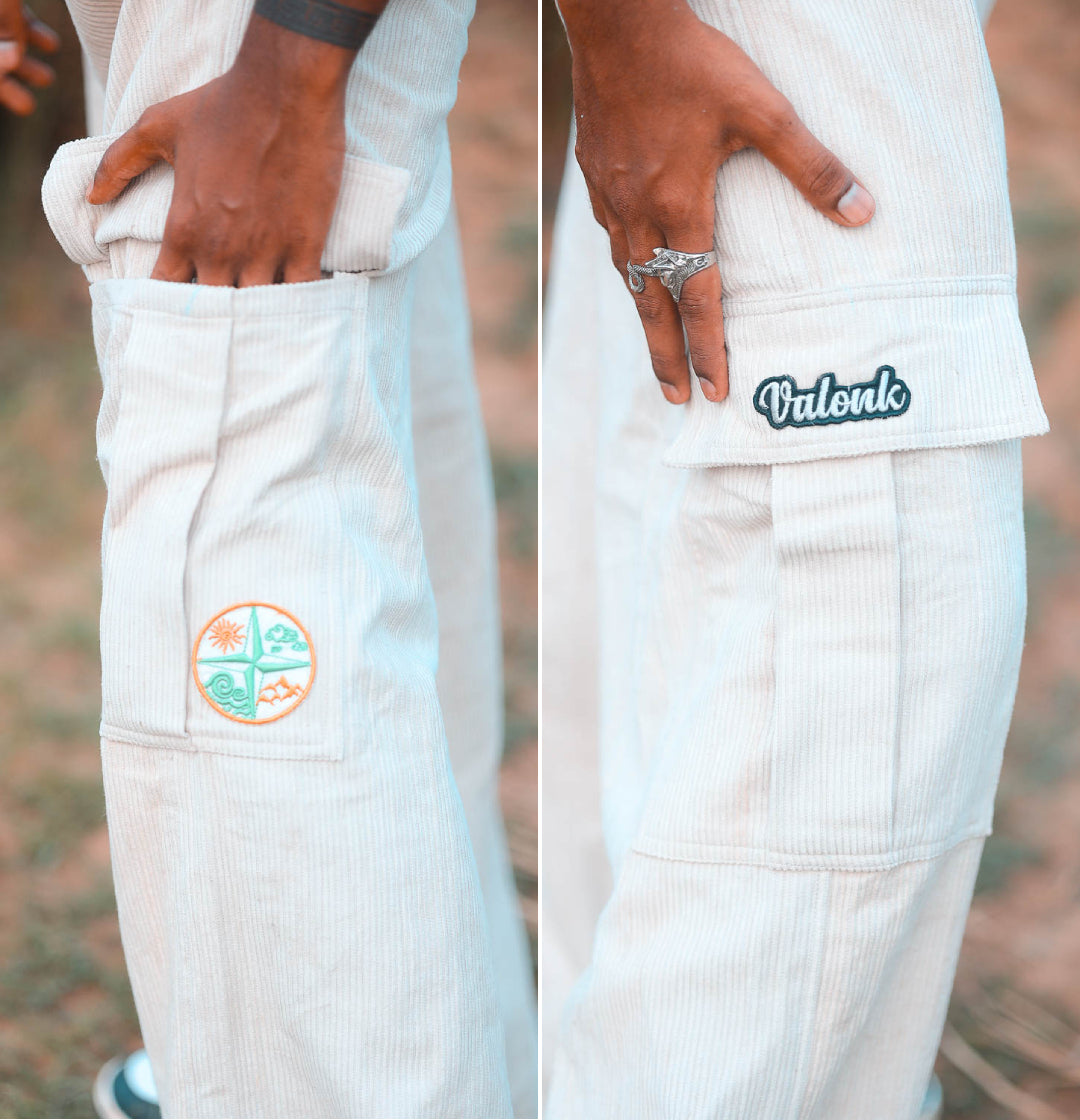 Corduroy Oversized Cargo Pant