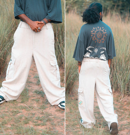 Corduroy Oversized Cargo Pant