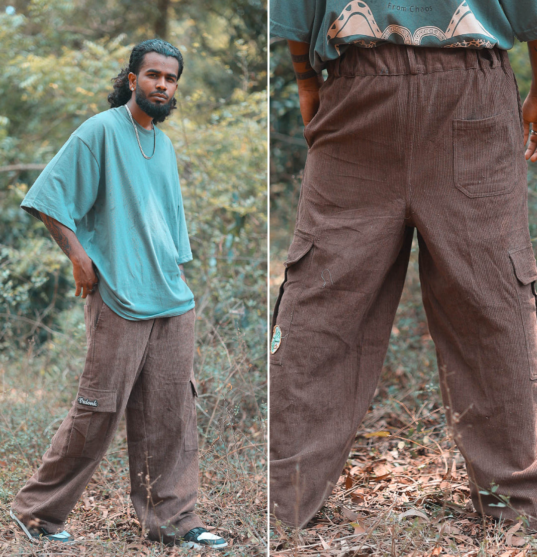 Corduroy Oversized Cargo Pant
