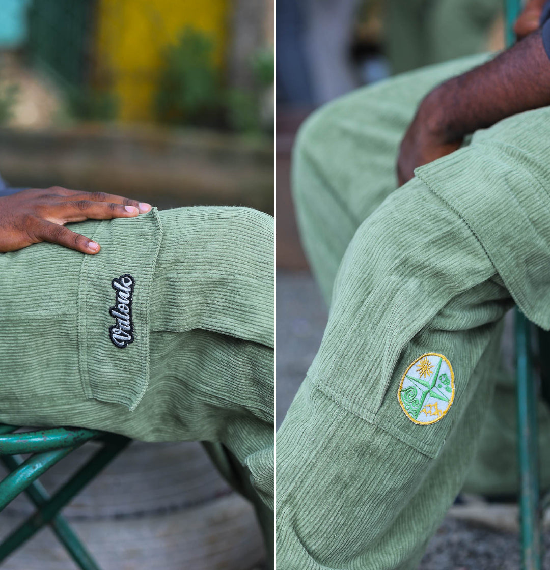 Corduroy Oversized Cargo Pant