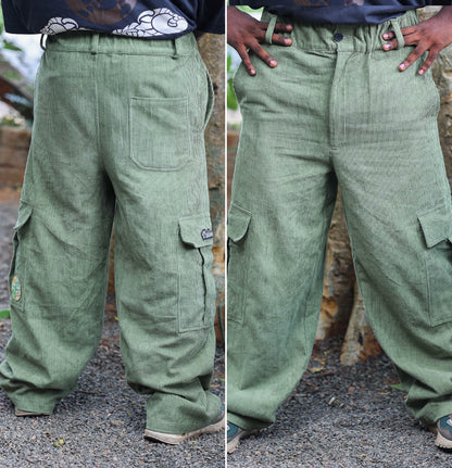 Corduroy Oversized Cargo Pant