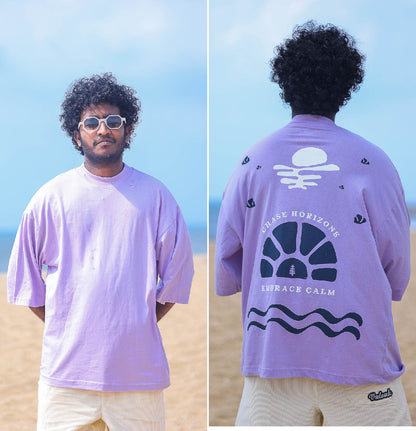 Oversized tshirt - Chase Horizons, Embrace calm