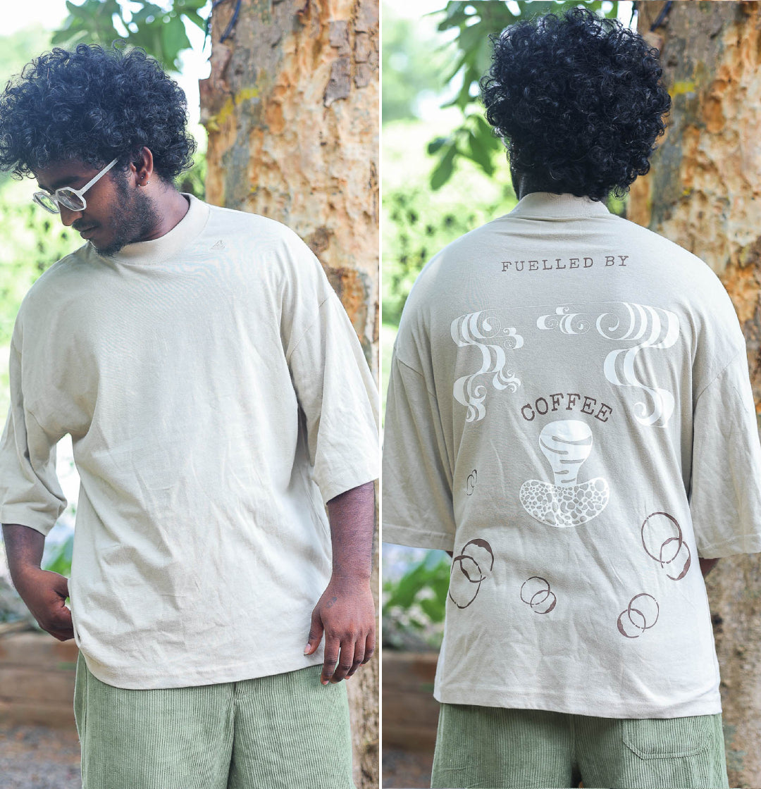 Oversized tshirt - Fueled by Coffee