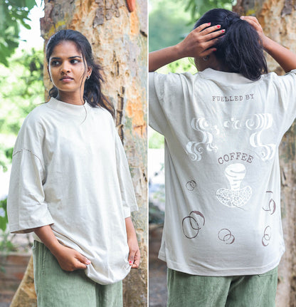 Oversized tshirt - Fueled by Coffee