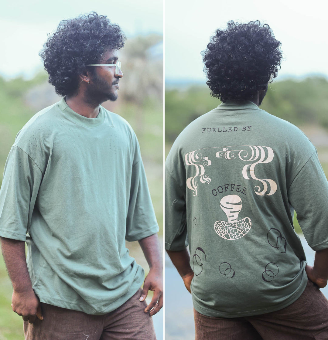 Oversized tshirt - Fueled by Coffee