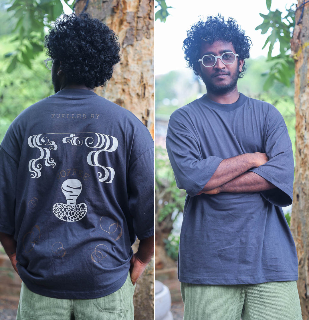 Oversized tshirt - Fueled by Coffee