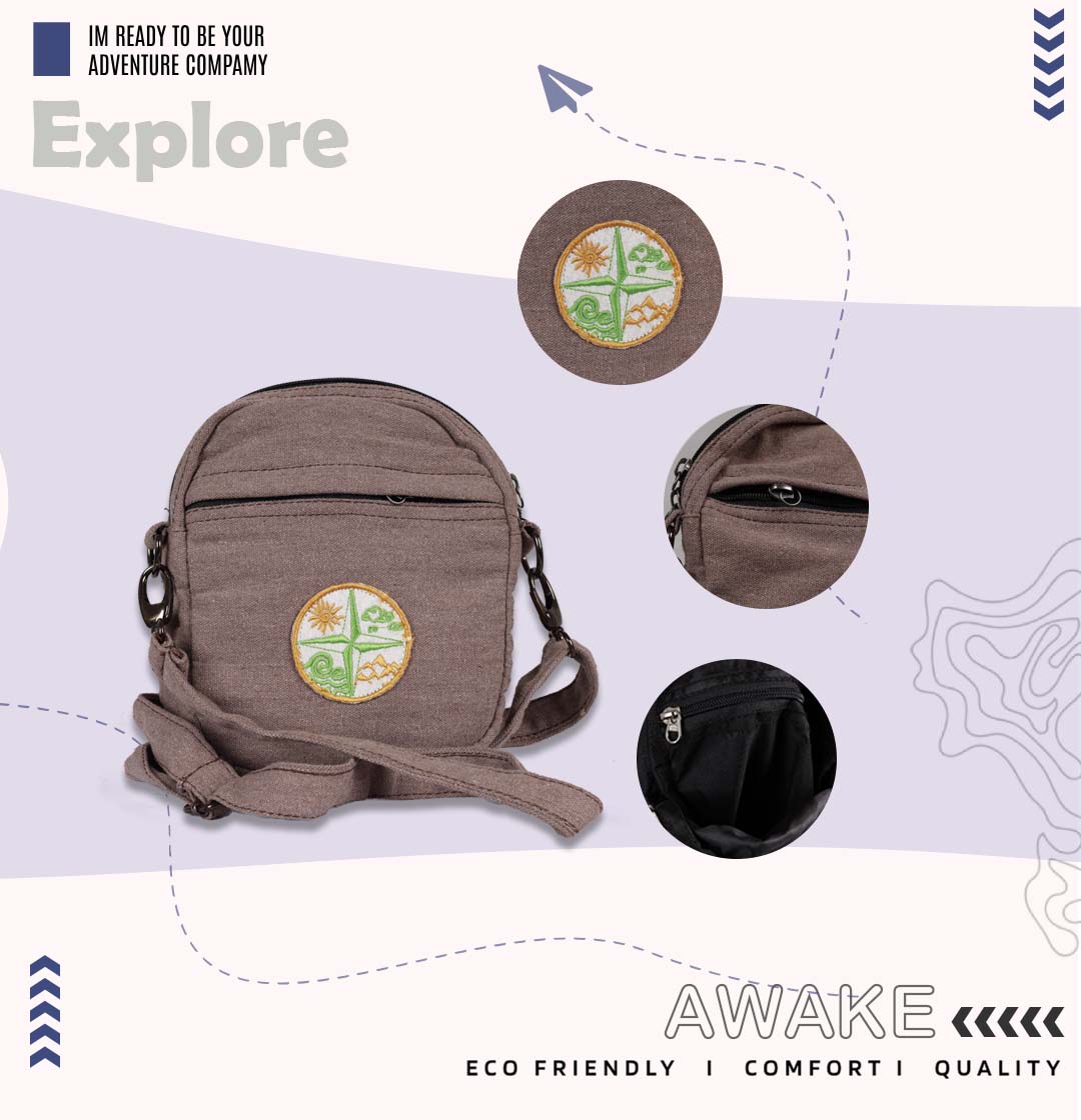 Mini Sling Bag – Compass of Earth