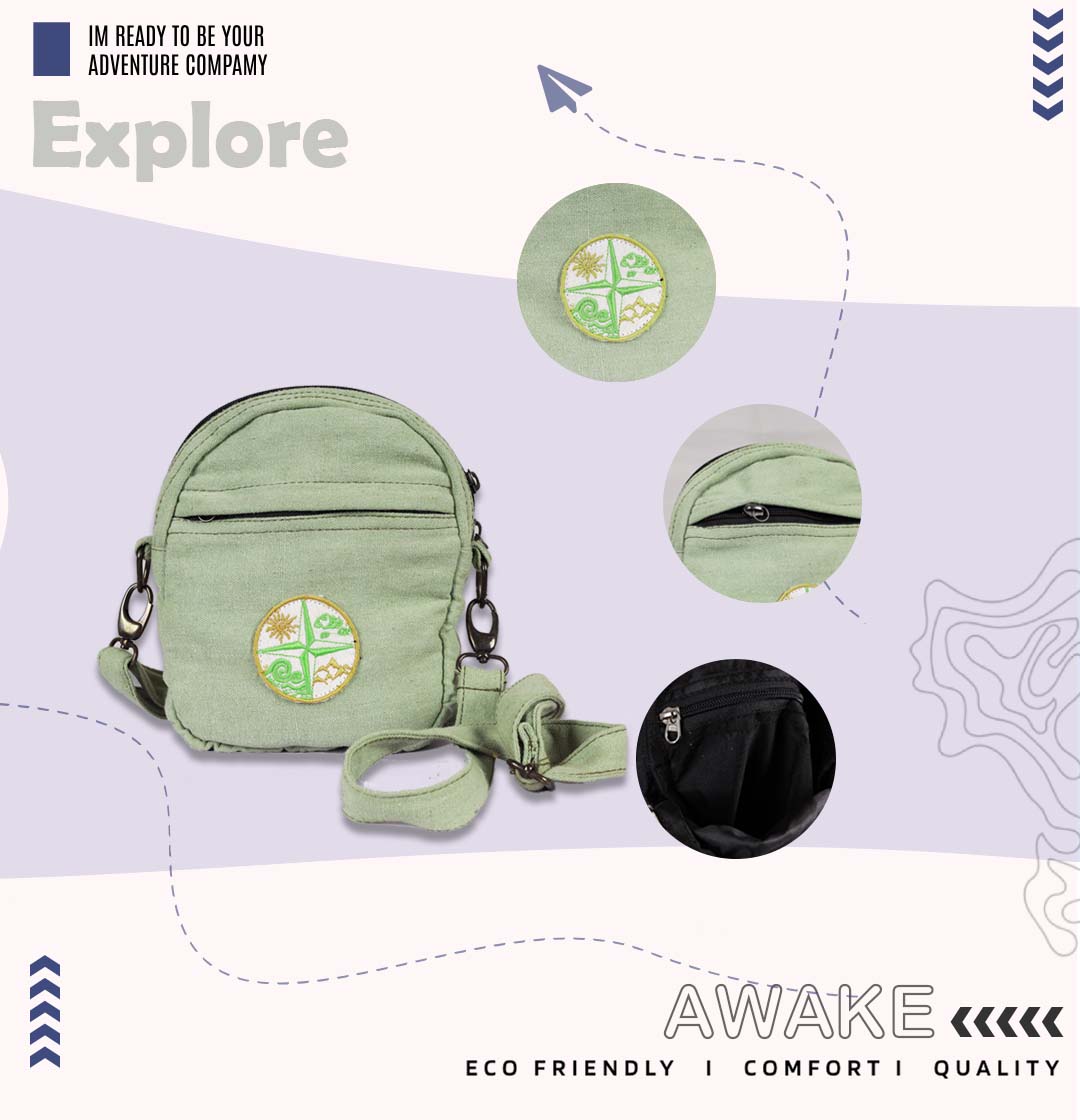Mini Sling Bag – Compass of Earth