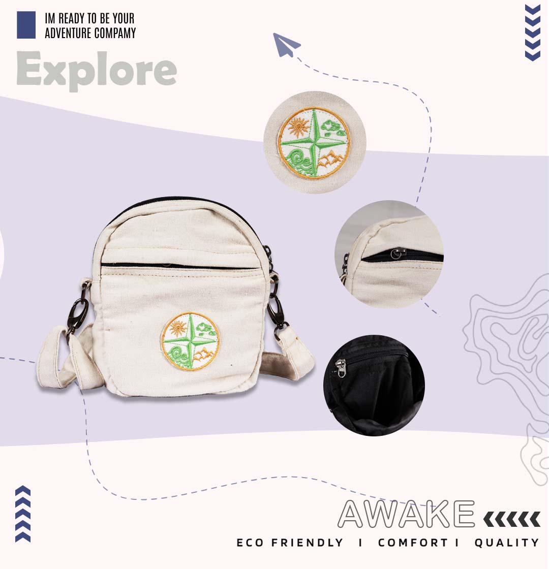 Mini Sling Bag – Compass of Earth