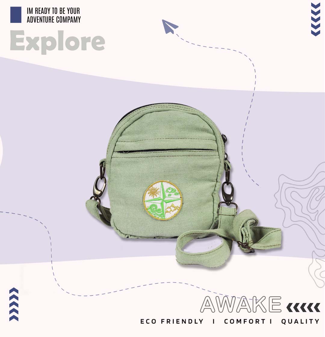 Mini Sling Bag – Compass of Earth