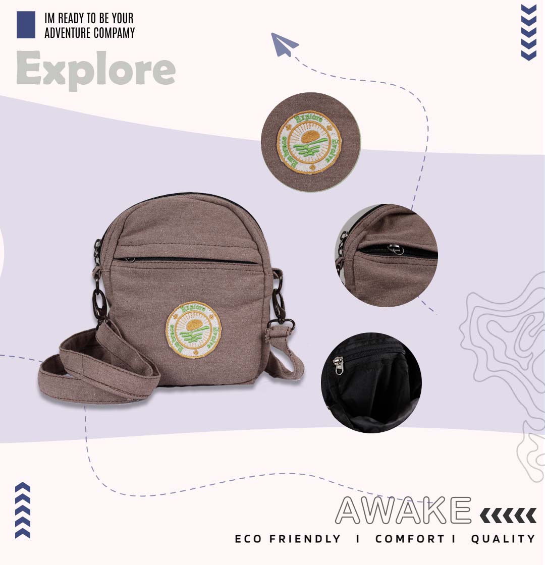 Mini Sling Bag – Explore, Embrace, Evolve