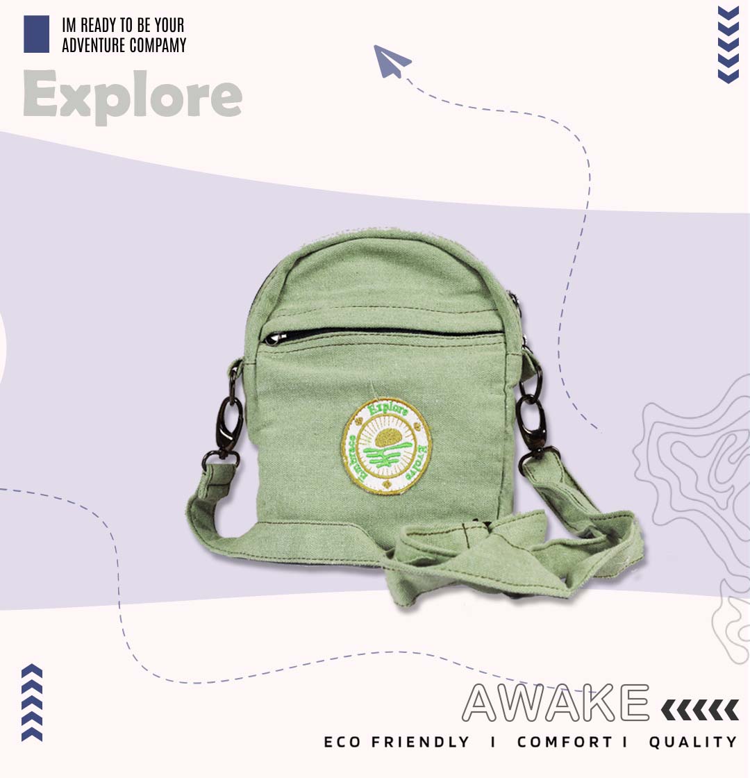 Mini Sling Bag – Explore, Embrace, Evolve