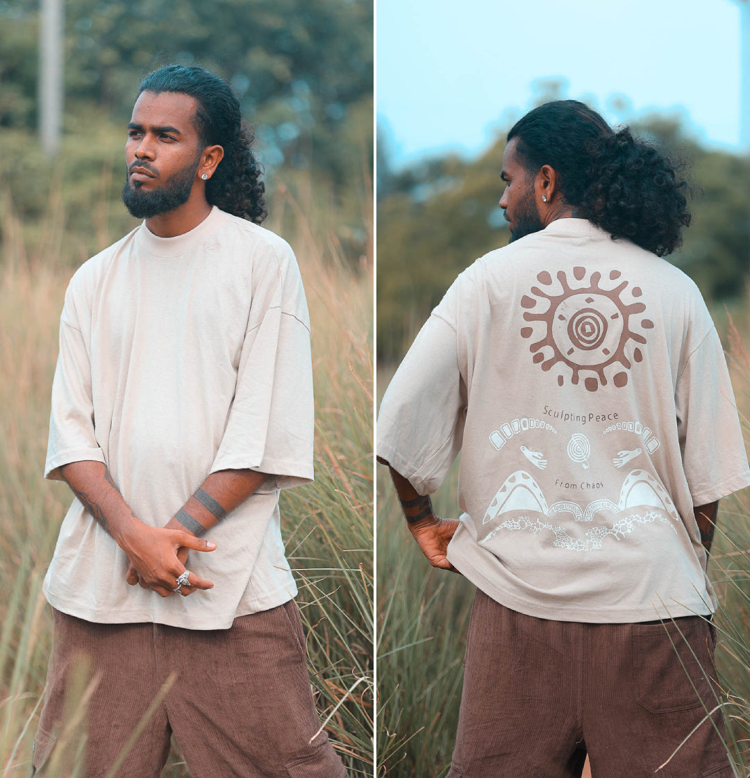Oversized tshirt - Peace in Chaos