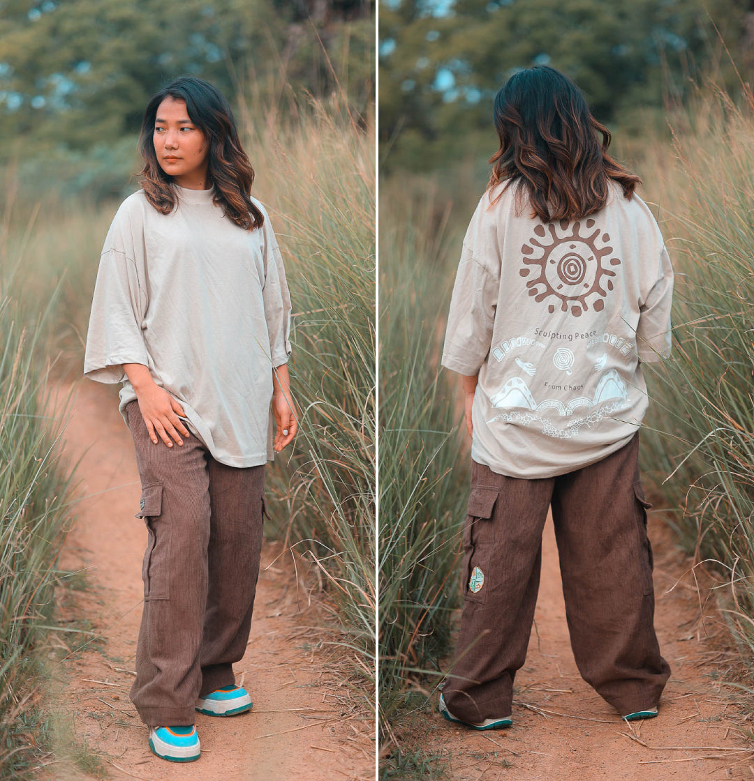 Oversized tshirt - Peace in Chaos
