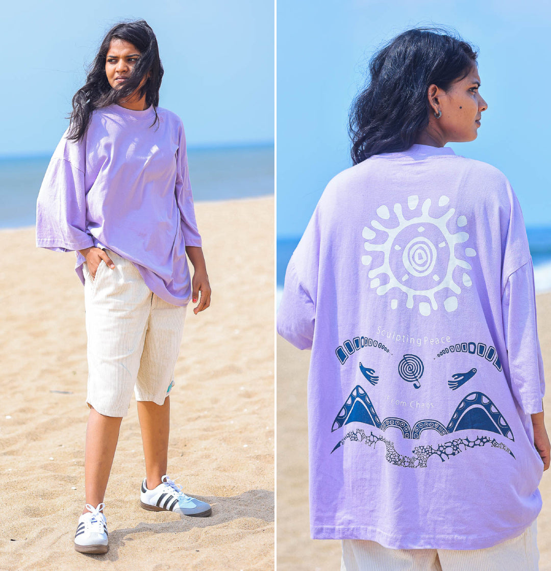 Oversized tshirt - Peace in Chaos