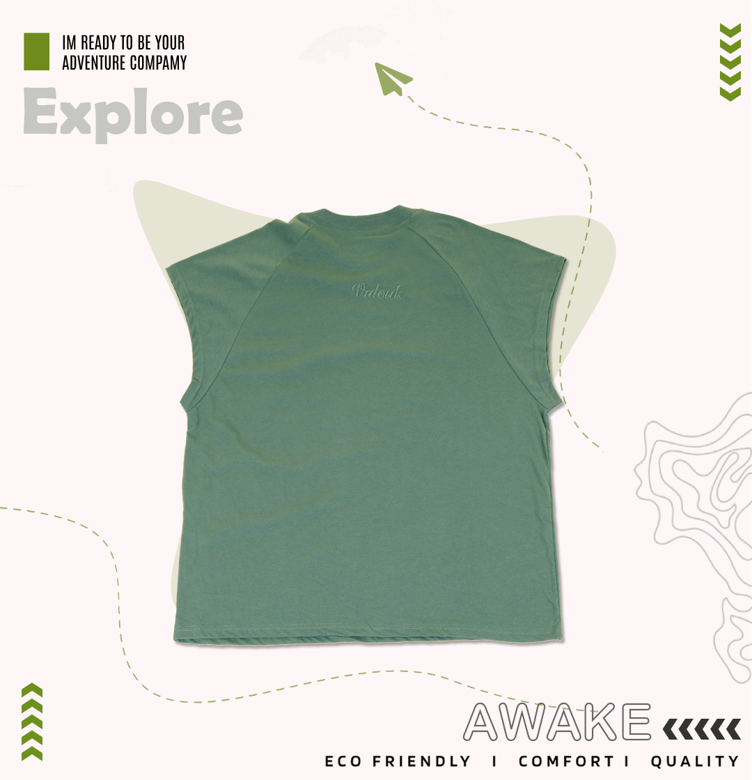 Raglan Sleeveless tshirt - Effortless Cool