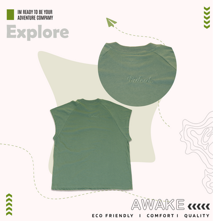 Raglan Sleeveless tshirt - Effortless Cool