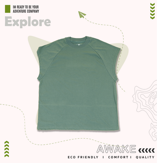 Raglan Sleeveless tshirt - Effortless Cool