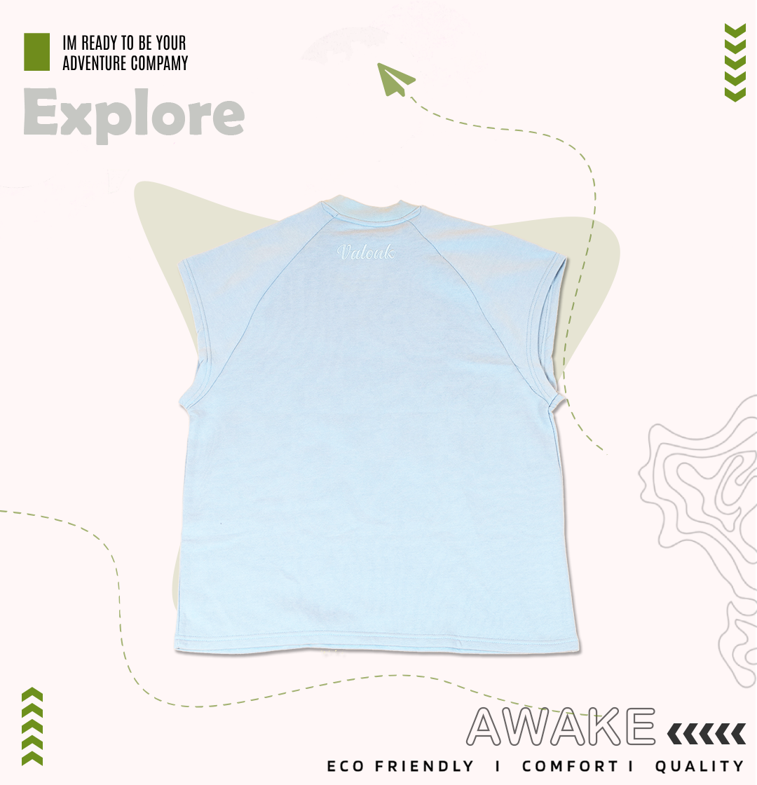 Raglan Sleeveless tshirt - Casual & Bold