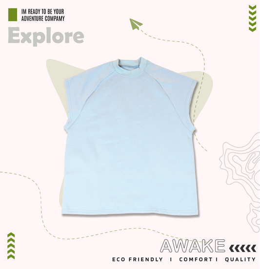 Raglan Sleeveless tshirt - Casual & Bold