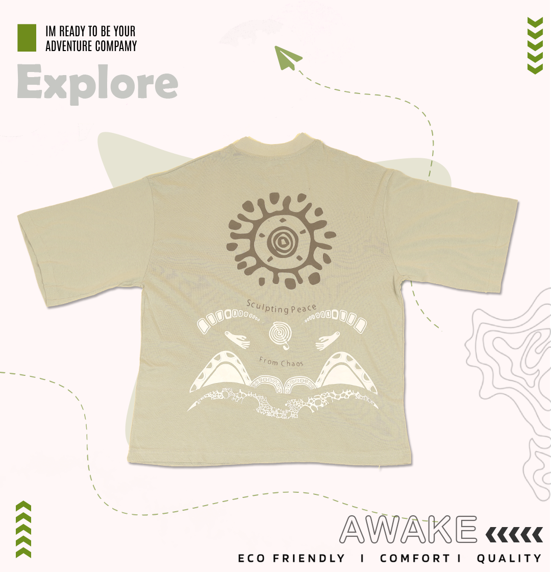 Oversized tshirt - Peace in Chaos
