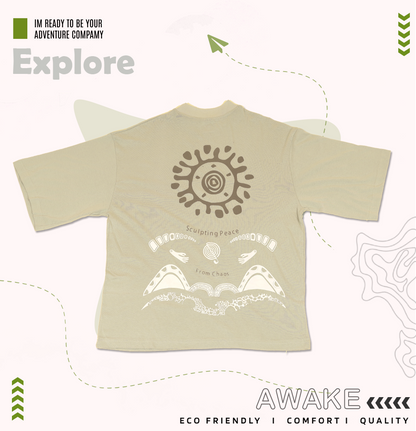 Oversized tshirt - Peace in Chaos