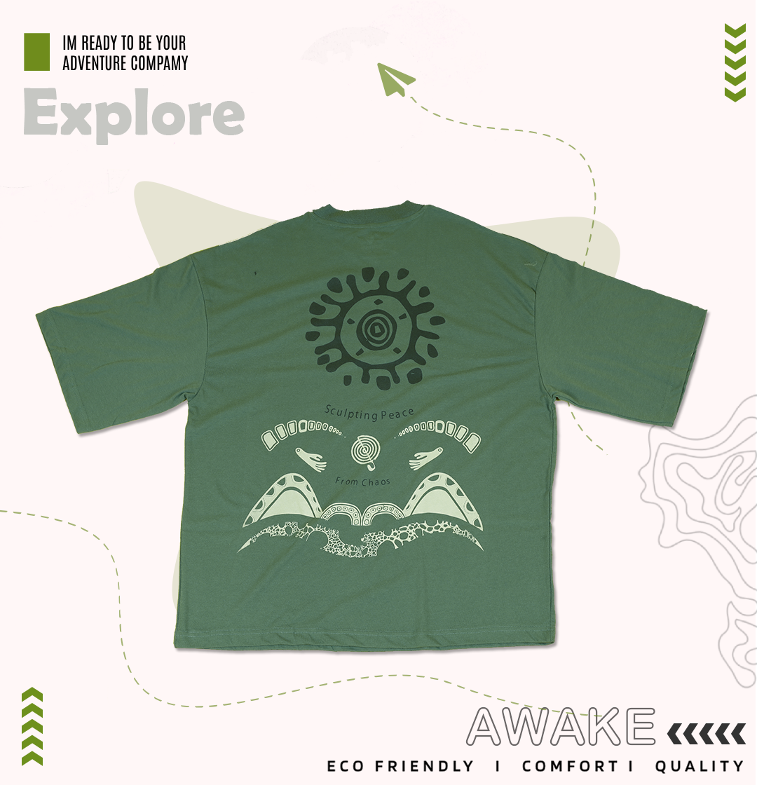 Oversized tshirt - Peace in Chaos