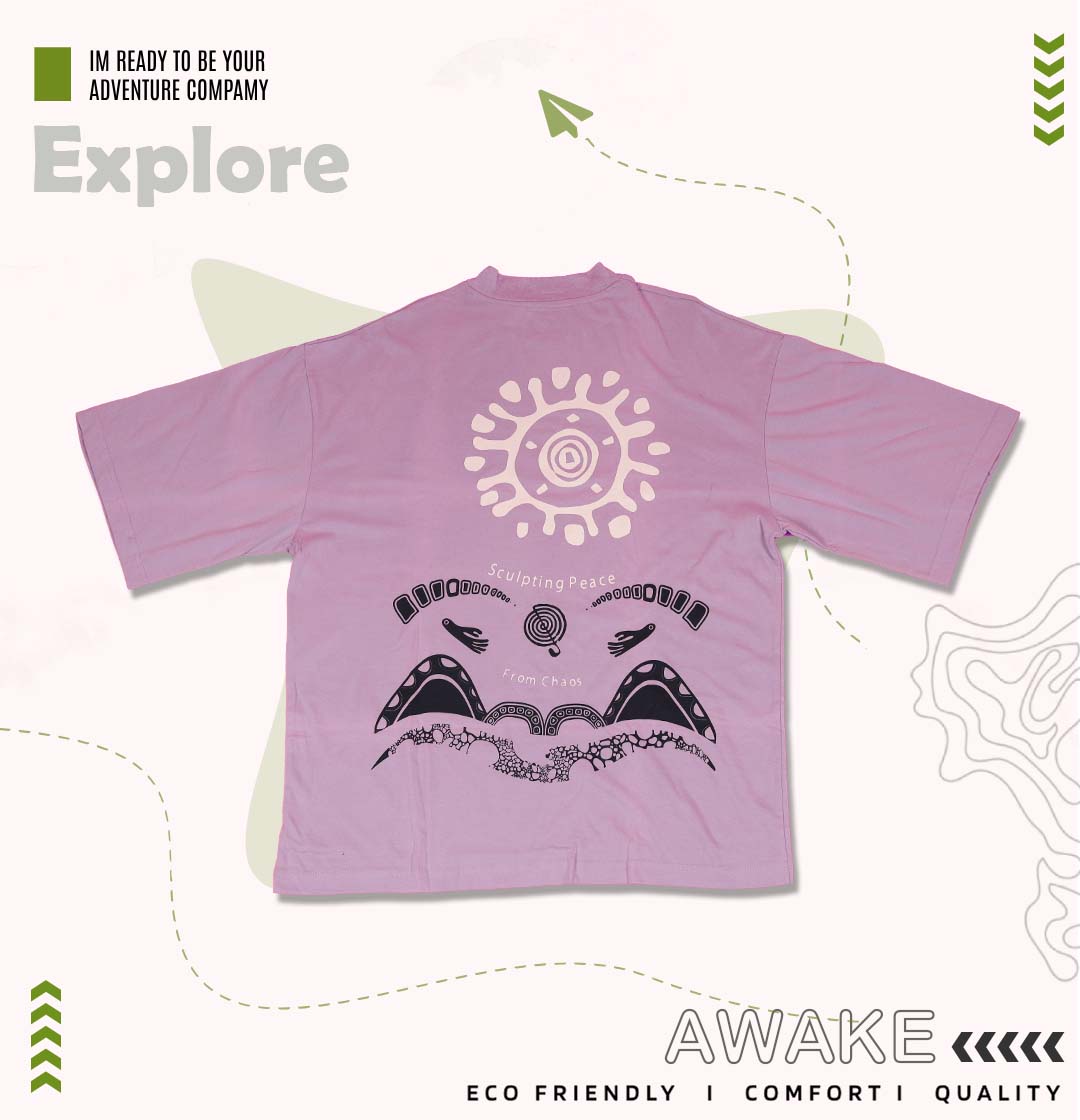 Oversized tshirt - Peace in Chaos